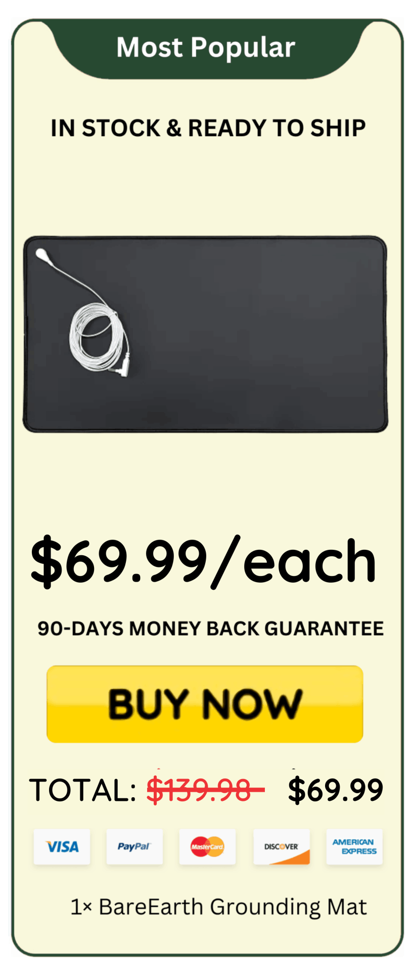 BareEarth Grounding Mats offer price 