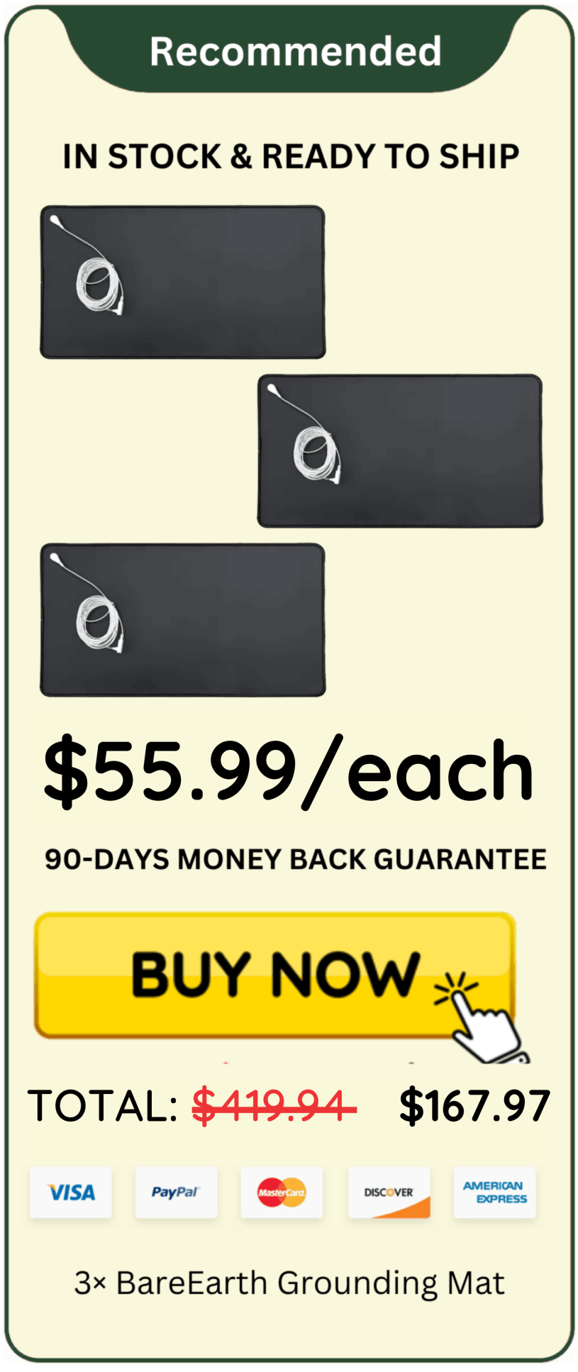 BareEarth Grounding Mats offer price 